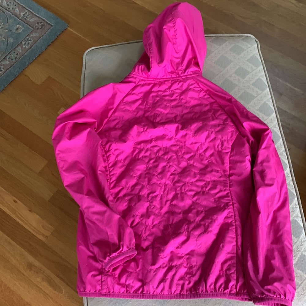 North Face coat, fuzzy inside, attached hood, girls size 10-12. - Picture 8 of 13